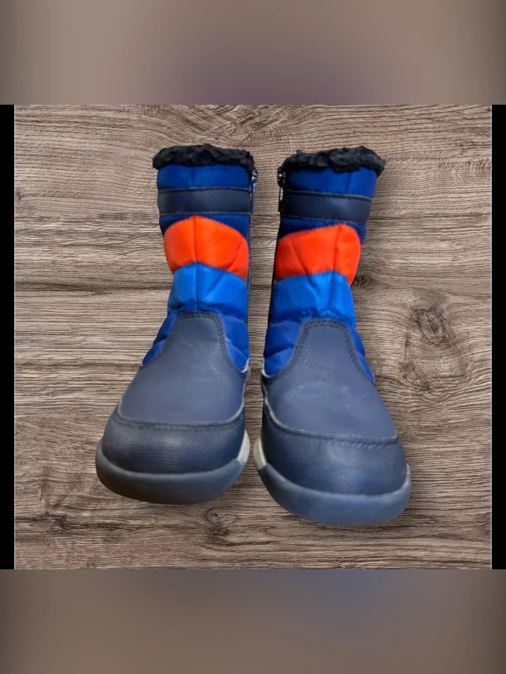 Merrell Select Grip M Alpine Puffer Water Proof Youth Snow Boots Size 11 Blue